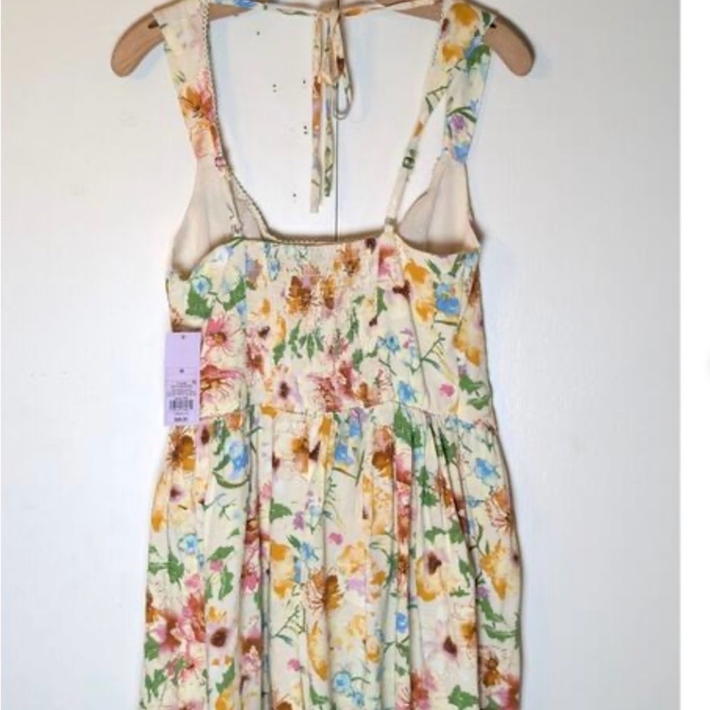 Wild Fable Floral Scoop Neck Summer Romper Size Medium - Picture 3 of 4